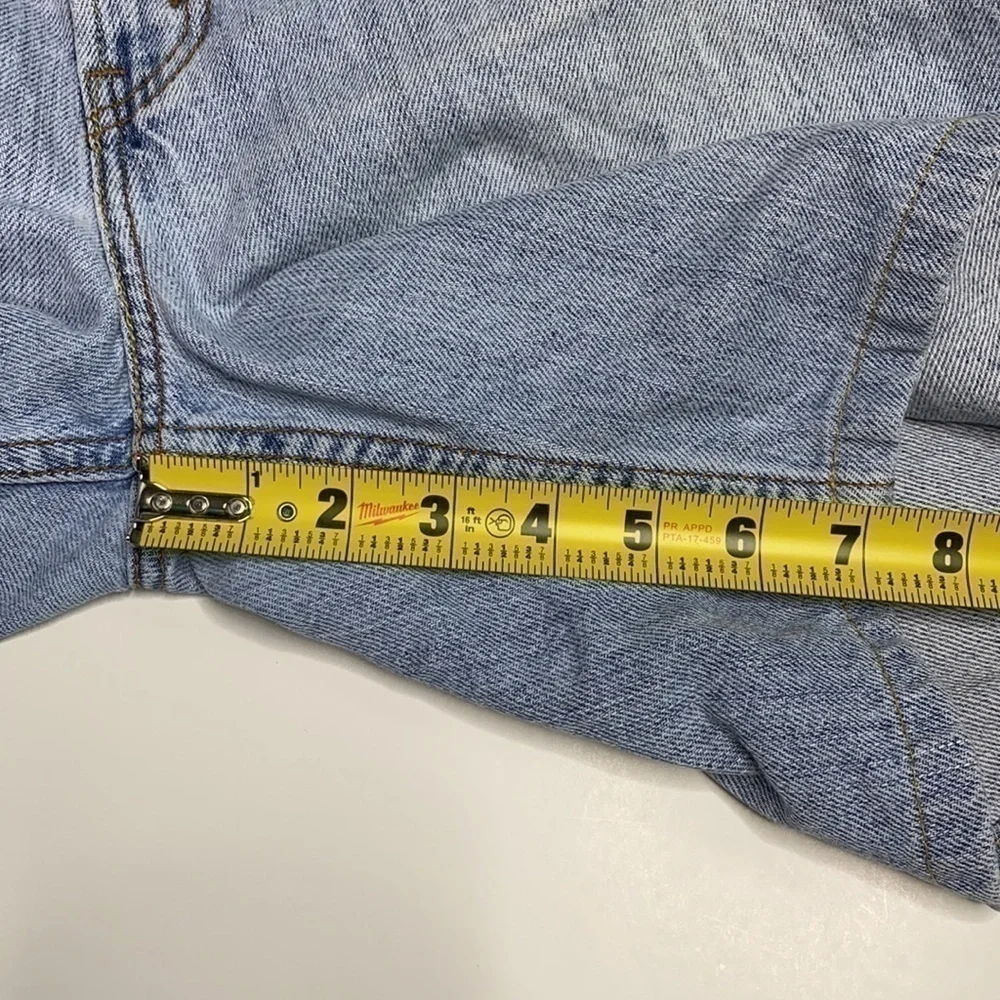 Levi's 505 Light Wash Button Fly Shorts Size W36 Regular Fit
